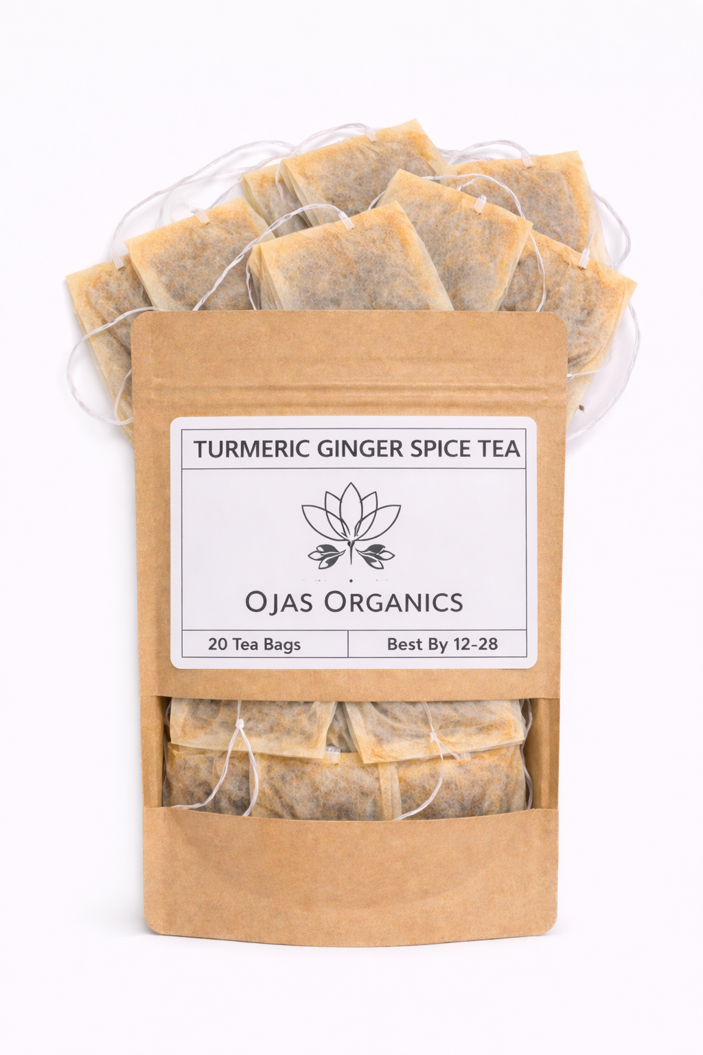 Turmeric Ginger Spice Tea Bags